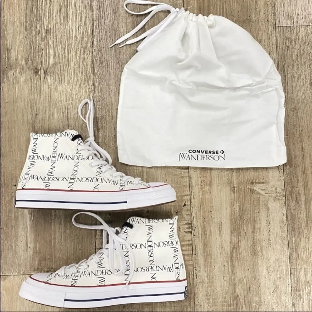 CONVERSE X JW Anderson Logo High-Top Sneakers